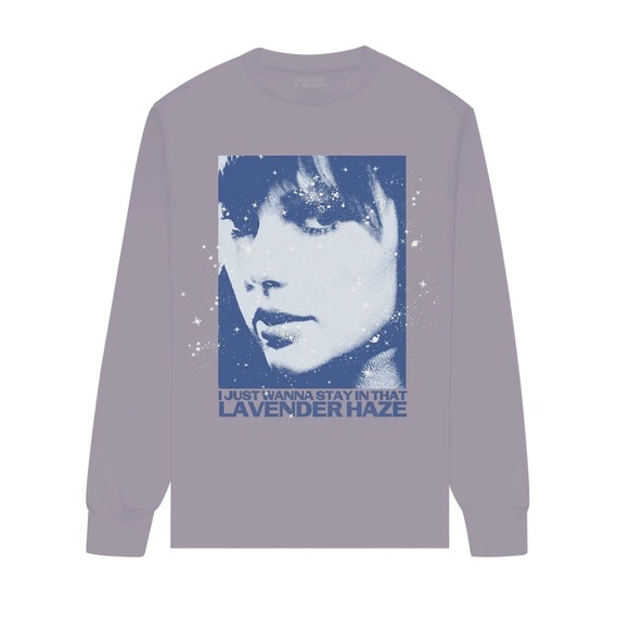 Taylor Swift Tops - Taylor Swift In That Lavender Haze long sleeve t-shirt